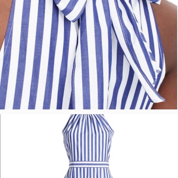 J. Crew Other - J Crew wide leg striped halter jumpsuit